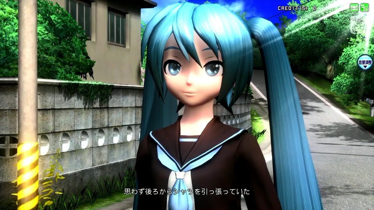 Project Diva Arcade その一秒スローモーション Pv 7p 初音ミク 回転少女 Youtube