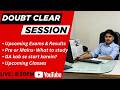 Doubt Clearing Session SBI PO 2026 Notification Exams Study Plan Ask Me Anything