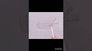 how to draw a boat ⛵| easy drawing ideas 💡| simple drawing 😉 🎨 artwork