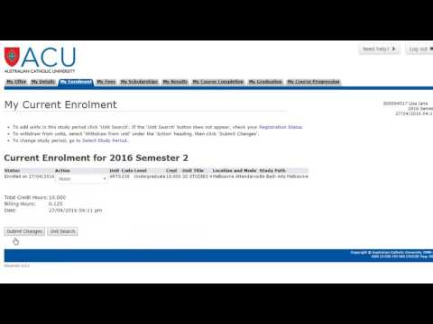 How to enrol via Student Connect