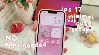 ULTIMATE iPHONE AESTHETIC CUSTOMIZATION 💌 NO APPS NEEDED! MINIMAL but CUTE SETUP 🌷 free & w/ links screenshot 5