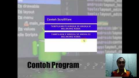 Desain dan Pemrograman Mobile #06 - ScrollView dan ListView