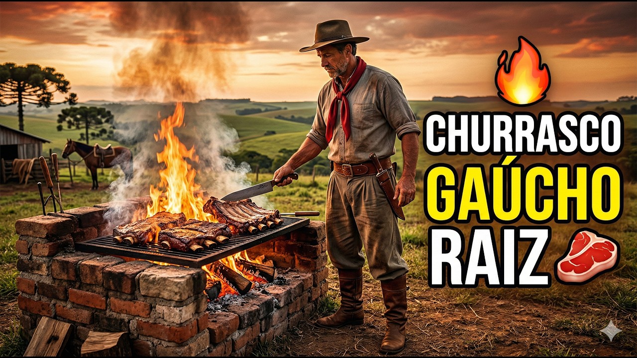 🔥 MÚSICA GAÚCHA PARA ASSAR COSTELA 🥩 | 1 HORA DE GAITA RAIZ