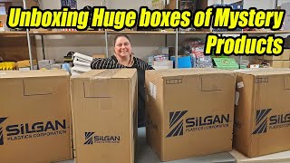Unboxing Huge Boxes of Mystery items - Check out what we got paid $1,000.00