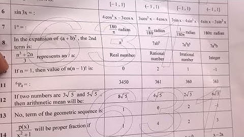 Today 11th Math Faisalabad group 2 paper|#11th #math #bisefaisalabad #group2 #mcqs #eveningpaper