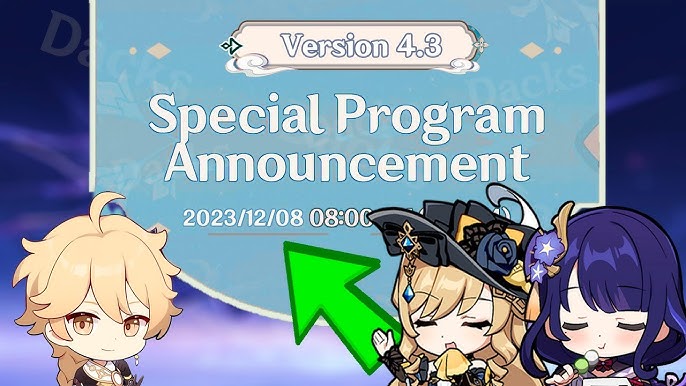 UPDATE!! 3.7 Special Program Livestream Date, Freemogems Redeem