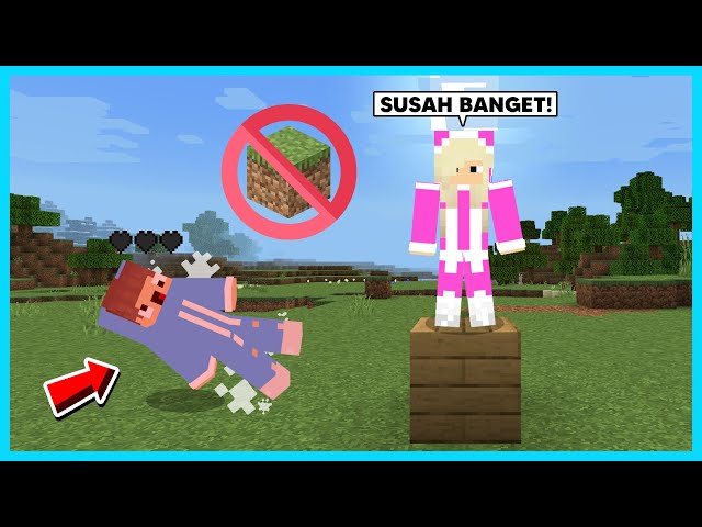 MIPAN & ZUZUZU Tidak Boleh Menyentuh Lantai Hijau! NYENTUH AUTO MATI - Minecraft Survival class=