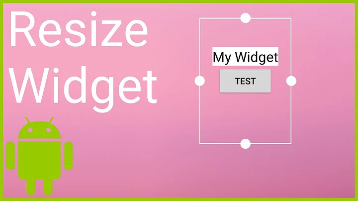 App Widget Part 3 - CHANGING THE LAYOUT ON RESIZE - Android Studio Tutorial