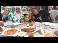 تحدي اكل وعزومه جميله من فطووم في اكبر مطعم اسماك بحري ع النيل جمبري جامبو وحبار وسي فوود