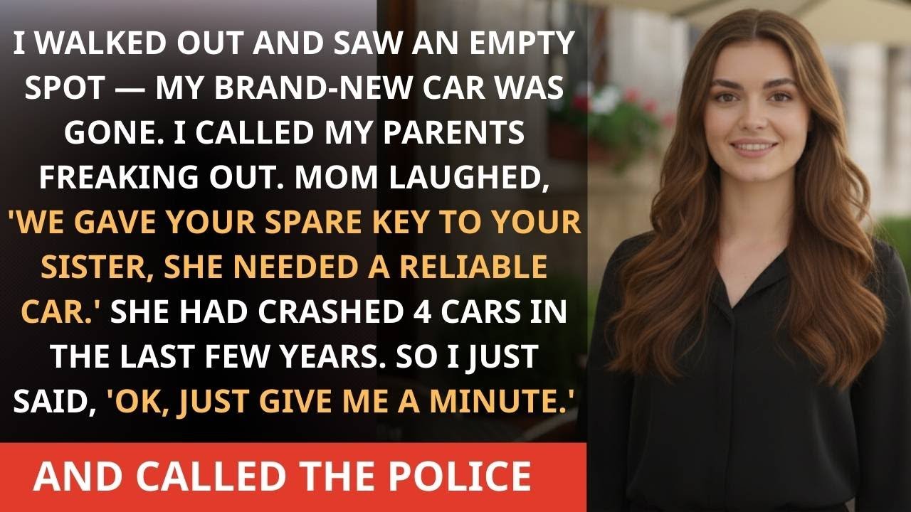 My Brand New Car Disappeared Overnight, Then My Parents Said