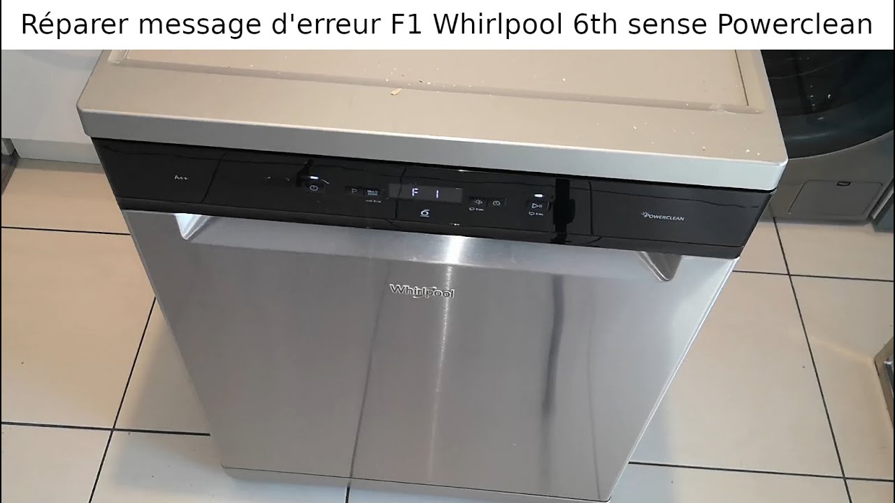 LE NOUVEAU LAVE-VAISSELLE WHIRLPOOL POWERDRY