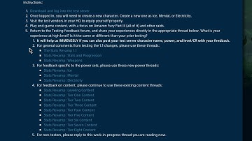 Stat Revamp 1.1  Is Back On Test Server!     |    DCUO News