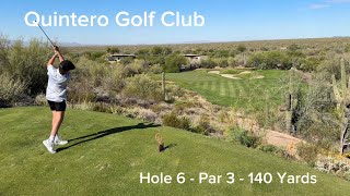 Hole 6 at Quintero Golf Club!
