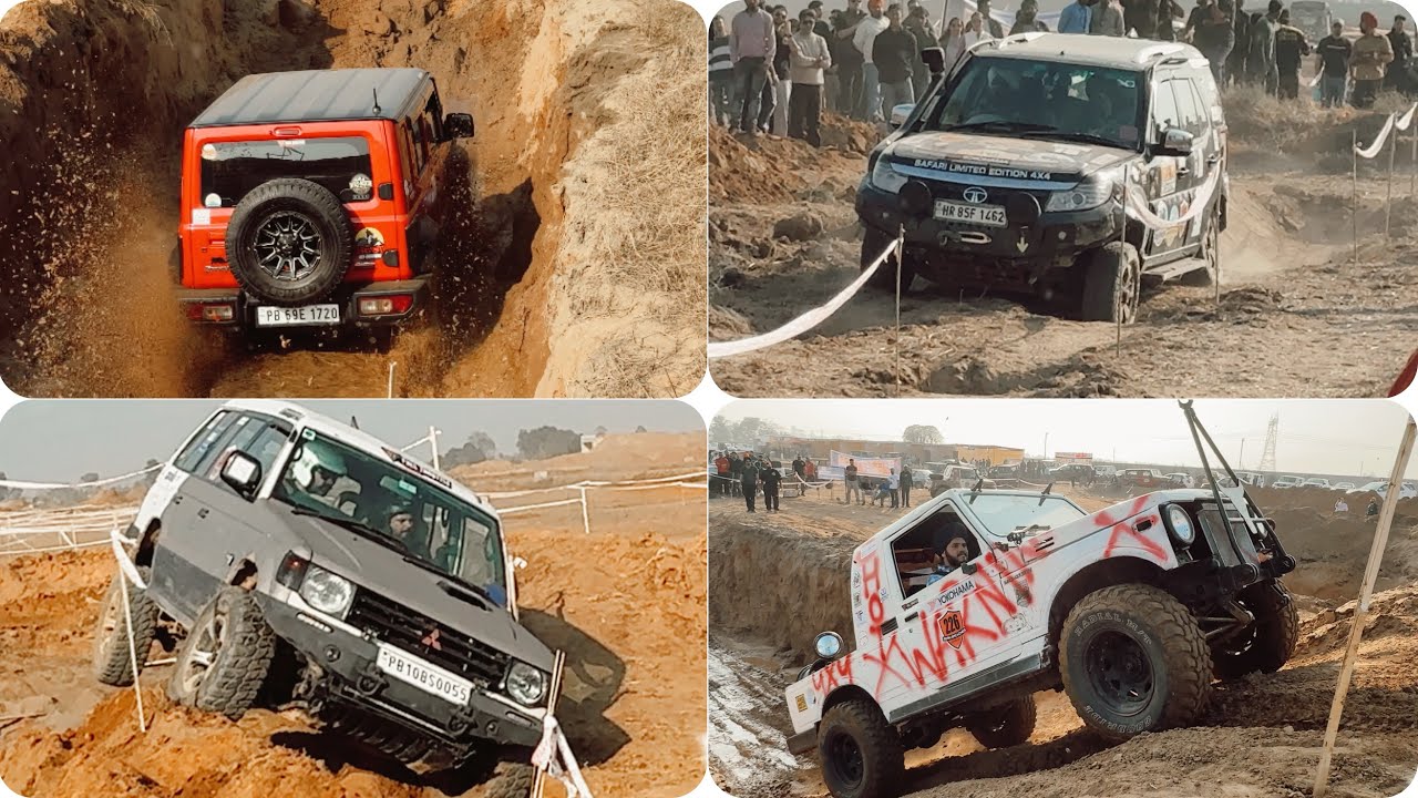 BIGGEST OFF ROAD EVENT MEAN MACHINE | LUDHIANA,PUNJAB CRAZY OFF ROADING | SAFARI, JIMNY, GYPSY, THAR