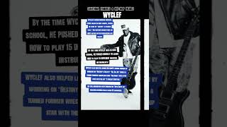 Wyclef Jean legendary Eastcoast Hip-Hop &amp; Alternative artist #shortreels #shortfeeds #musicshorts 🎤