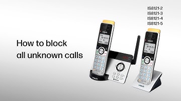 Block all unknown calls with the Smart Call Blocker - VTech IS8121