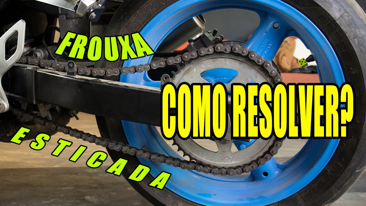 Desgaste desigual da corrente de transmissão