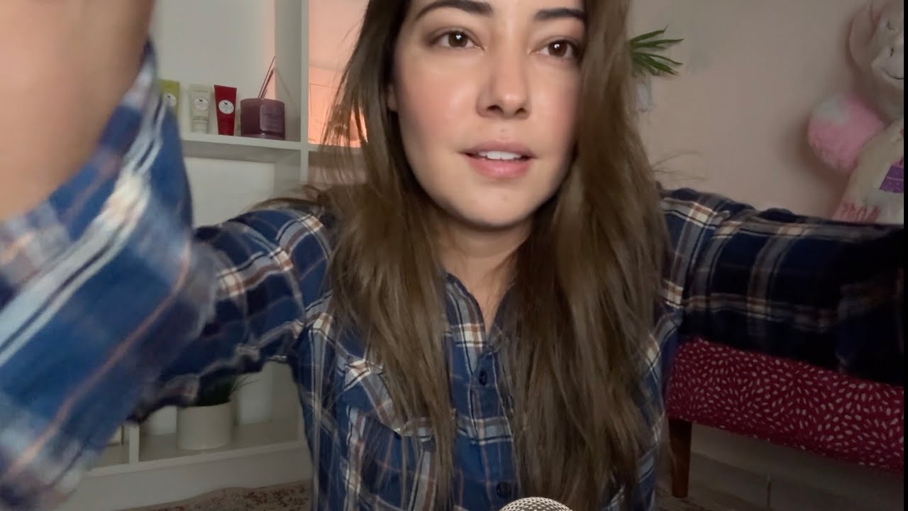 Limpia de aura/ cortando energía ASMR 