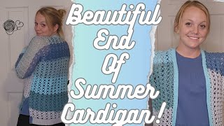 I finally finished the cabot trail cardigan! #crochet