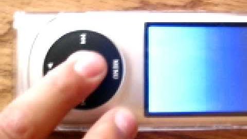iPod Nano "secret menu" (diagnostic menu)
