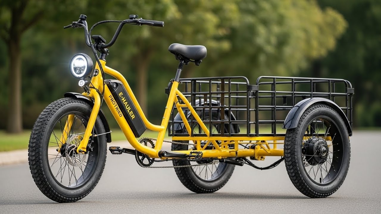 2026 E-Hauler ProTrike 750 Yellow Edition