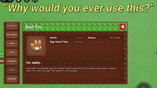 Worst Divine Pet In Grow A Garden?