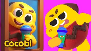 ¡Mi reflejo en el espejo no para de imitarme!😣💢 | Canciones Infantiles | Kids Songs | Cocobi