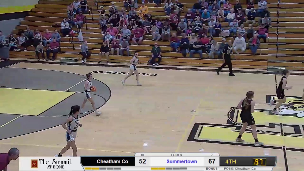Summertown High School vs Cheatham County High School - Women's ...