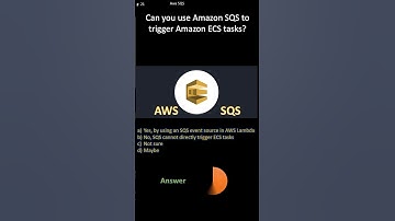 AWS SQS| Use SQS to trigger Amazon ECS tasks?