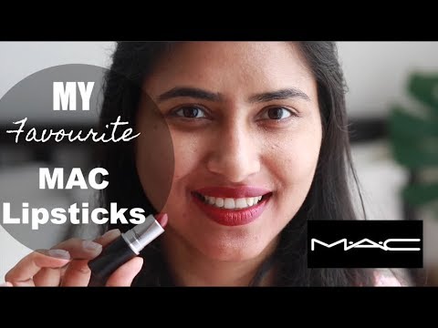 Fav Mac Lipsticks Indian Brown Olive Skin Thefunstuff Mac Lipstick Swatches Youtube