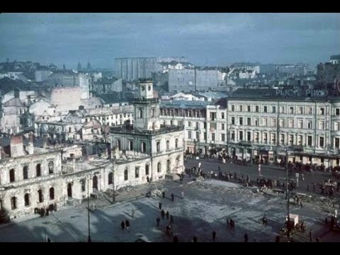Bombing of Warsaw by Germans 1939. The beginning of the second World War