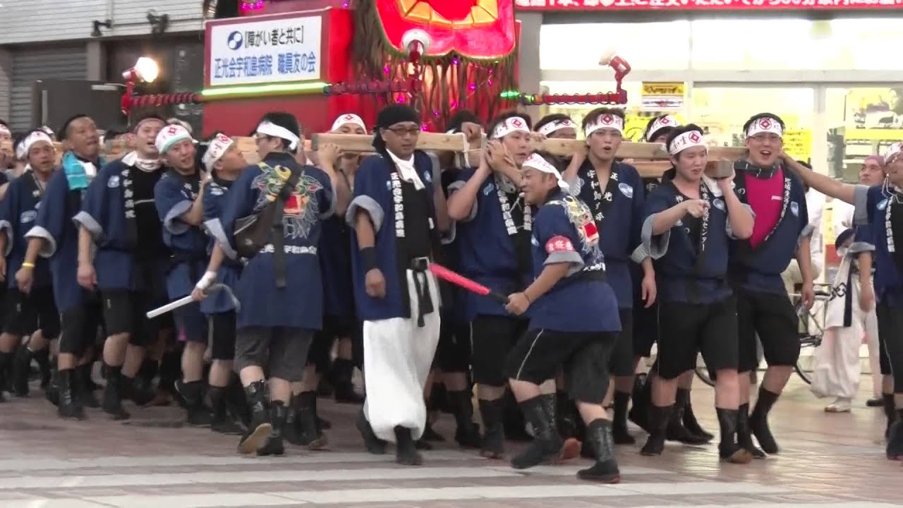 2015 07 24 宇和島まつり 山車・たいまつ隊