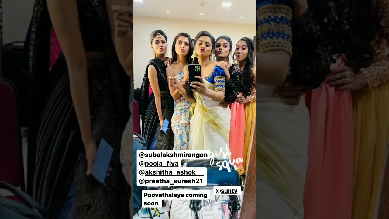 Anbe Va Serial Bhoomika And Co Actors Team Cute Video 😘😘