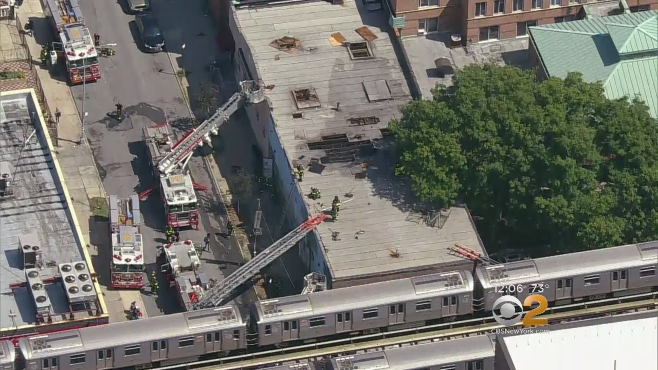 Firefighters Battle 2-Alarm Blaze At Church In Brooklyn - YouTube
