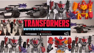 Transformers studio series Megatron review. War for cybertron more than meets the eye gamer figure