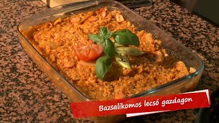 Bazsalikomos lecsó gazdagon 🍅🌿| Fásy konyha 🍴