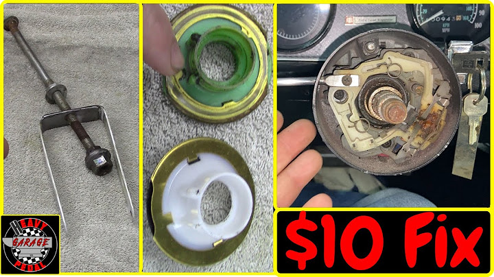How to remove steering wheel lock plate without tool