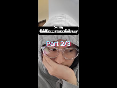 OddOccurrencesInArray - Codility Part 2/3