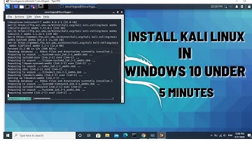 Install Kali Linux in 5 Minutes on Windows 10 //Kali Linux 2020.3 Released WSL2 #Kalilinux #windows