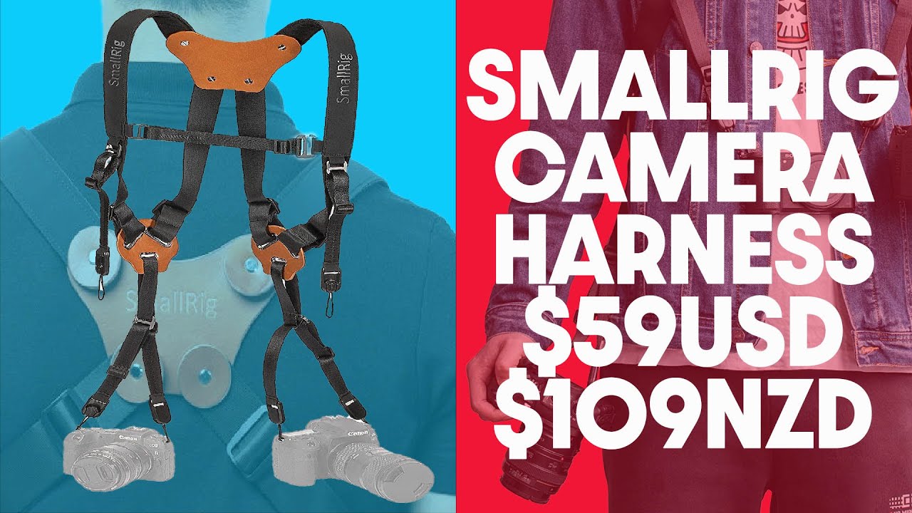 SMALLRIG Camera Harness // 59 USD 109 NZD // Level up your set up