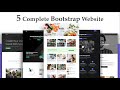 5 Responsive Website Tutorial Using HTML CSS And Bootstrap Step By Step | Tech2 etc