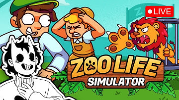 NEW Upcoming Zoo Building Sim! 🐅🦍 / Zoo Life Simulator DEMO First Look Livestream