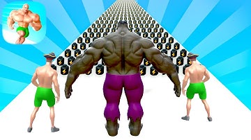 Muscle rush 3D GAMES- Android -ios Gameplay MAX level In Muscle Body Racer LEVEL ( 778-909) UGHTY67V