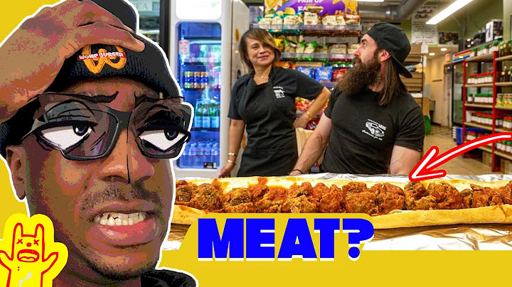 WIN $50 CASH IF YOU CAN FINISH THIS GIANT MEATBALL SUB IN CHICAGO!  BeardMeatsFood | xCephasx Reacts