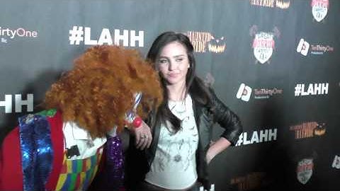 Ryan Newman at the LA Haunted Hayride