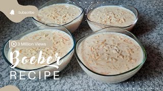 BOEBER RECIPE | CAPE MALAY FOOD | RAMADAN SPECIAL