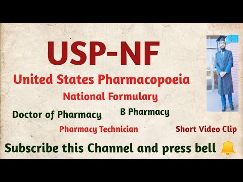 USP-NF | United State Pharmacopoeia - National Formulary | Pharmacy @Pharmacist Tayyeb Official