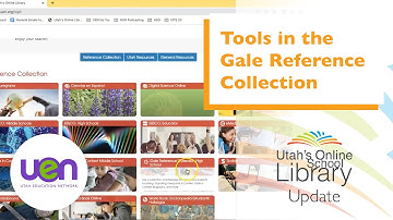 Tools in the Gale Reference Collection