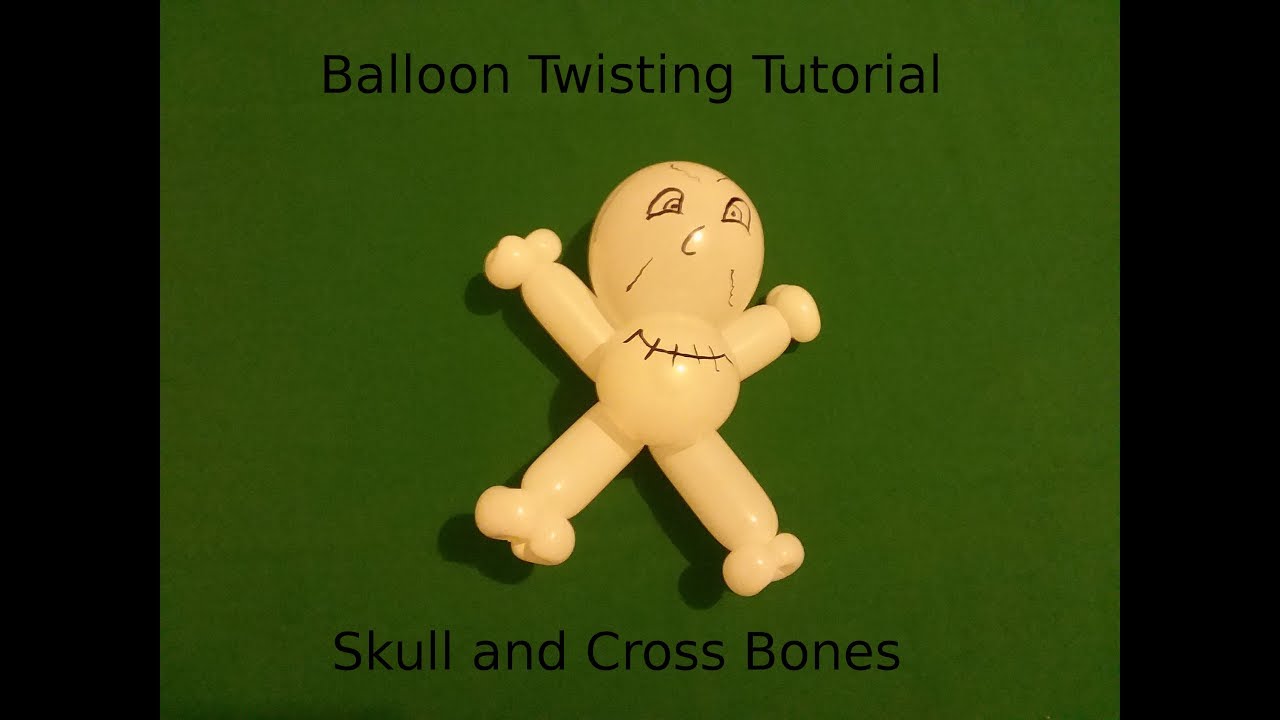 Skull and Crossbones Balloon Twisting Tutorial