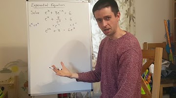 How to solve a "hidden quadratic" with exponentials